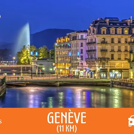 Zenbnb - Le Majestic / Avec 1 / Parking Prive / Balcon * Annemasse